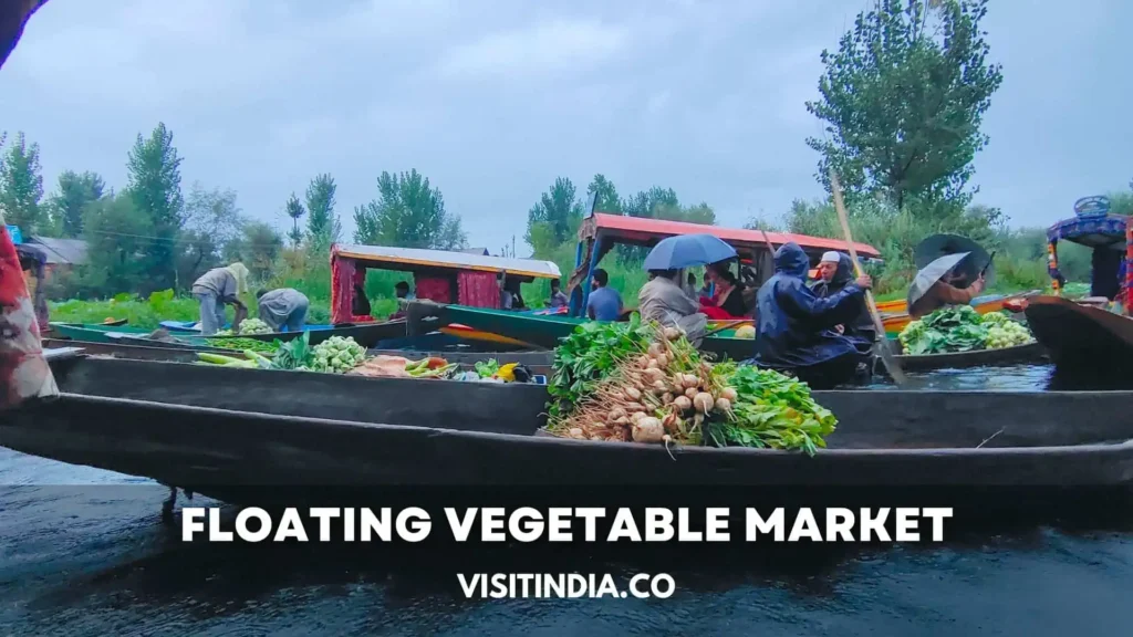 Floating Vegetable Market Dal Lake
