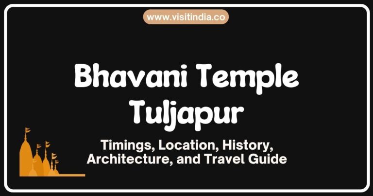 Scenic view of Bhavani Temple in Tuljapur, showcasing its intricate architecture and sacred ambiance, a prominent pilgrimage site in Maharashtra, India, known for its historical significance and spiritual heritage.