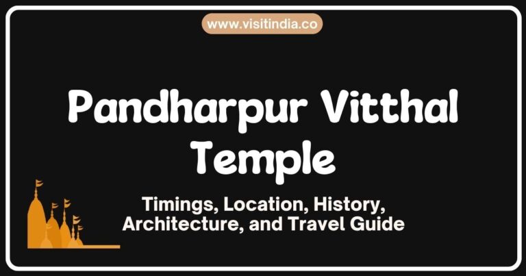 Scenic view of Pandharpur Vitthal Temple, a revered pilgrimage site in Maharashtra, showcasing its stunning architecture and vibrant atmosphere during the annual Ashadhi Ekadashi festival, attracting thousands of devotees and tourists to experience the spiritual significance and cultural heritage of this sacred location.